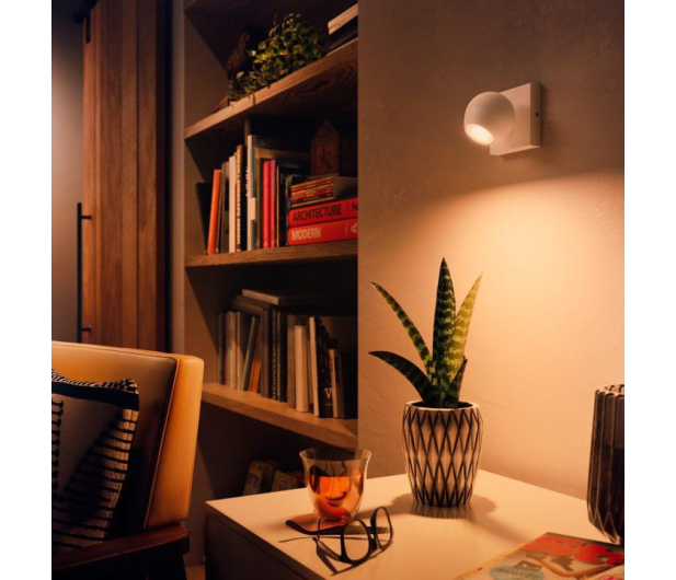 Philips Hue White ambiance Kinkiet Buckram (biały) - 726856 - zdjęcie 3